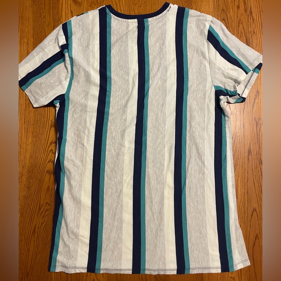 Bundle of THREE San Francisco Work Shirts vertical striped tees size L - Picture 11 of 11